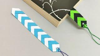 How to make a Simple paper bookmarkseasy paper crafts