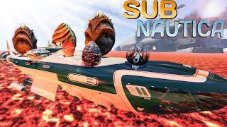 Subnautica just had an Extinction level Event.. Lava is spilling from the Volcano - Subnautica