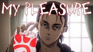EREN WANTS TO TALK OVER CHICK-FIL-A  ATTACK ON TITAN FINAL SEASON
