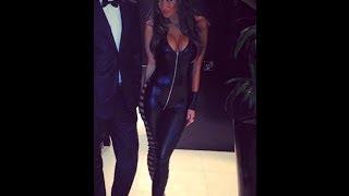 Nicole Scherzinger stuns in catsuit as she attends Jonathan Rosss Halloween party as Catwoman