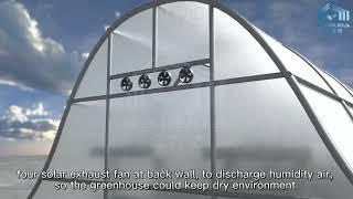 Solar dryer greenhouse