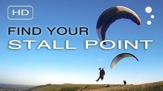 Paraglider Control Finding Your Stall Point