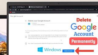 How to Delete Gmail Account on Computer 2023 Permanently