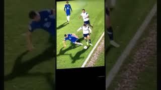 DRINKWATER TACKLING A 16 YEAR OLD IN U23 MATCH