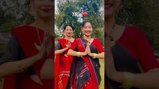 Gaonburhar podulit happy magh bihu to u all  shorts video Assamese song #tishakalita