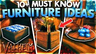 10+ FURNITURE Ideas in Valheim 2024 Valheim Tips & Tricks