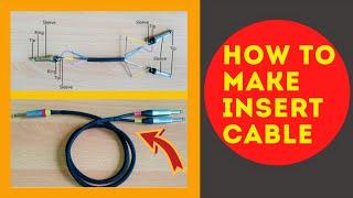 How to make INSERT Cable  Y- Cable Splitter