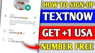 How to sign up textnow app  How to create textnow account 2024  2nd line sign up problem 2024