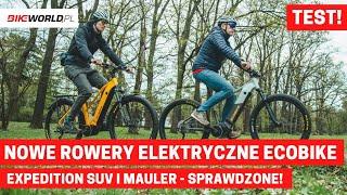 Test Rowery elektryczne Ecobike – Mauler i Expedition SUV  Mocne nowości na 2024 rok