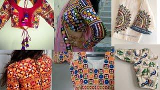 SindhiMarwadiRajasthani Hand Embroidery Karahi blouse designs