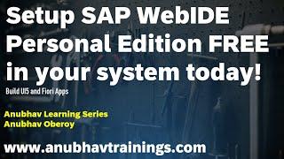 Getting started with SAP WebIDE for Fiori Part 1  WebIDE Personal Edition  Create Your Fiori App