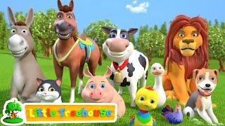 Animal Sound Song  Kindergarten Videos for Children  Cartoons Videos by Little treehouse
