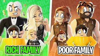 RICH FAMILY vs POOR FAMILY in Roblox BROOKHAVEN RP