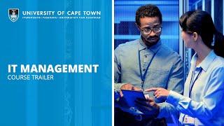 UCT IT Management  Course Trailer