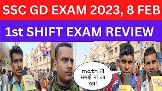 SSC GD EXAM REVIEW 1st SHIFT 8 FEBRUARY SSC GD EXAM QUESTION ANALYSIS SSC GD EXAM ANALYSIS