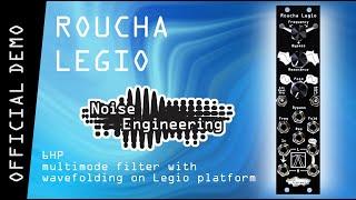 Roucha Legio - multimode stereo filter in 6HP with wavefolding from Noise Engineering