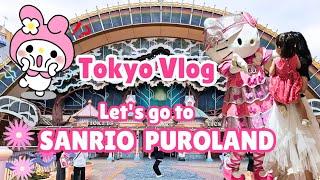 Japan Vlog  Sanrio Puroland  Hello Kitty Theme Park in Tokyo