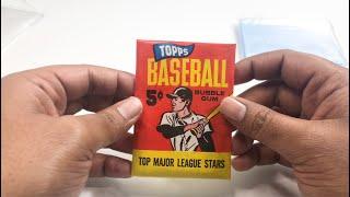 Opening 1965 TOPPS Baseball Wax Pack