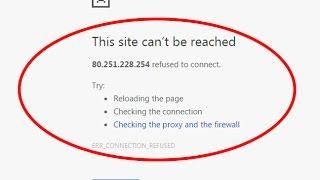 Fix This site cant be reachedERR_CONNECTION_REFUSED in Google chrome