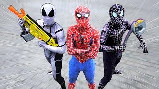 TEAM SPIDER-MAN vs BAD GUY TEAM  LIVE ACTION STORY 2