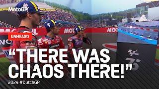 There was chaos there at one point   2024 #DutchGP UNHEARD