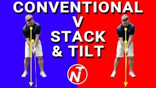 CONVENTIONAL V STACK AND TILT GOLF SWING  Golf Tips  Lesson 138