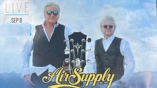 Air Supply live concert - Hard Rock Casino Hollywood 09082023
