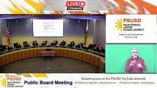 PSUSD Board Meeting 2.27.2024