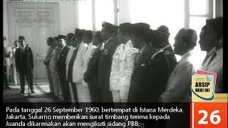 #ArsipHariIni 26 September 1960 momen saat Presiden Sukarno akan berangkat ke Sidang PBB