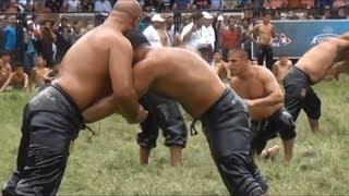 Türk Yağlı GüreşTurkish Oil Wrestling #2 Old man wrestlingmature daddymature daddy fitness