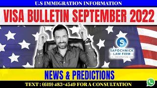 Immigration Update Visa Bulletin September 2022  News and Predictions