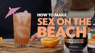 Sex on the Beach Cocktail Recipe A Tropical Drink Tutorial