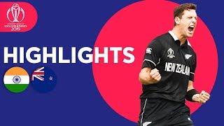 India Stunned By Boult & Henry  India vs New Zealand - Highlights  ICC Cricket World Cup 2019