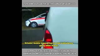 Jalan Licin Parah Avanza Adu Banteng Dengan L300.