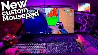 POV Thocky Keyboard with Insane Mousepad in Japanese Valorant 360hz ASMR