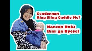 Review gendongan ringsling cuddle me