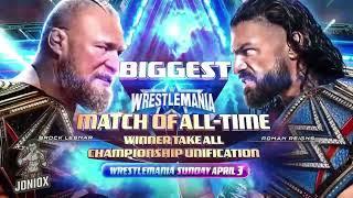 WWE WrestleMania 38 Roman Reigns VS. Brock Lesnar Promo Theme Song All Nightmare Long