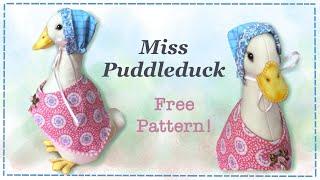 DIY Miss Puddleduck  FREE PATTERN  Full Tutorial with Lisa Pay