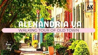 Winter Walking Tour of Old Town Alexandria 4K Narrated