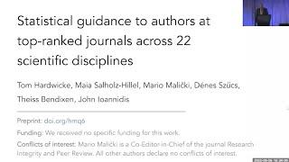 Statistical Guidance to Authors at Top-Ranked Journals Across 22 Scientific Disciplines