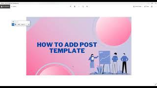 How To Add Post Template For Bloggers  Tamil Bloggers