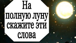 На полную луну скажите эти слова.  Тайна Жрицы 