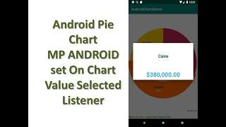 Pie chart Android set on Pie value selected listener