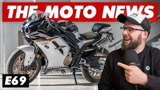 The Moto News E69 NEW Triumph Colours For 2025 Police Yamaha Ténéré & On-Bike Sound Monitors?