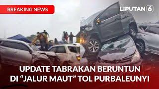 Update Kecelakaan Beruntun di KM 92 Tol Purbaleunyi  BREAKING NEWS