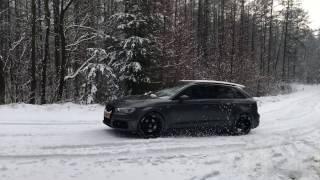 Audi A3 QUATTRO 2.0 TDI 184 PS snow drifting