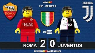 Roma vs Juventus 2-0 • Serie A 201819 • 12052019 All Goal Highlights Lego Football Sintesi