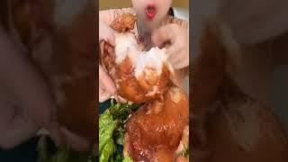 Mukbangers eating the recommended serving size in ONE BITE EP13 #tiktok #douyin #Shorts