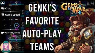 Gems of War - Gold-Farming and FAST Auto-Play Teams Genkis Top Two