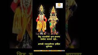 आषाढी एकादशीच्या हार्दिक शुभेच्छा  #vitthalvitthal #ytshorts